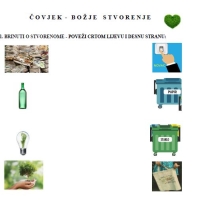 Čovjek - Božje stvorenje (radni list AV, DM i ŽK)